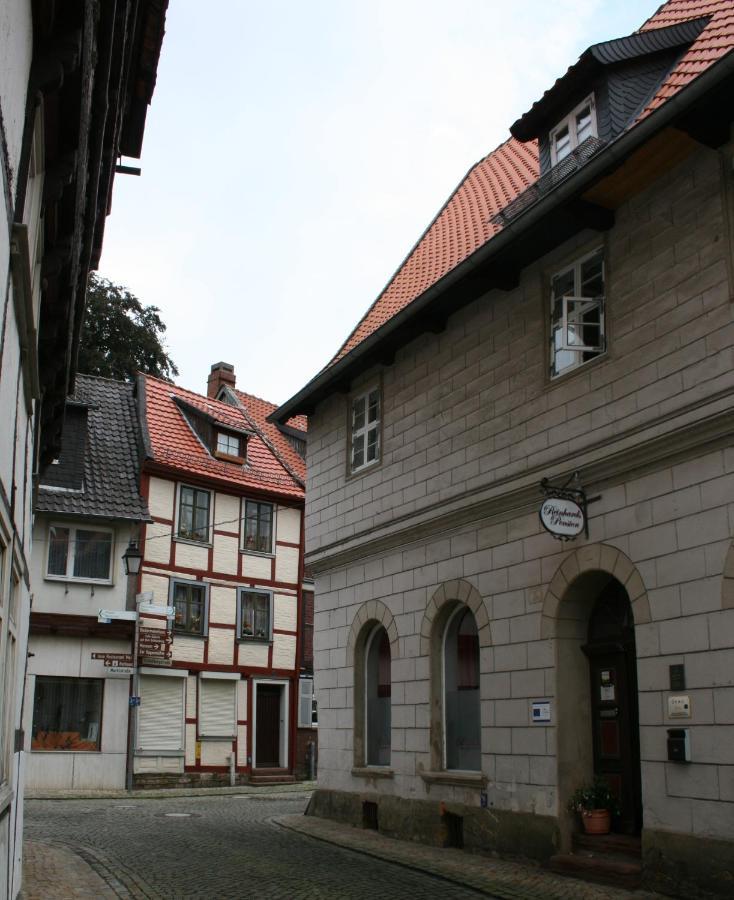 Pension-Ristorante Ventura Ehemals Reinhards Pension Hornburg  Exterior photo